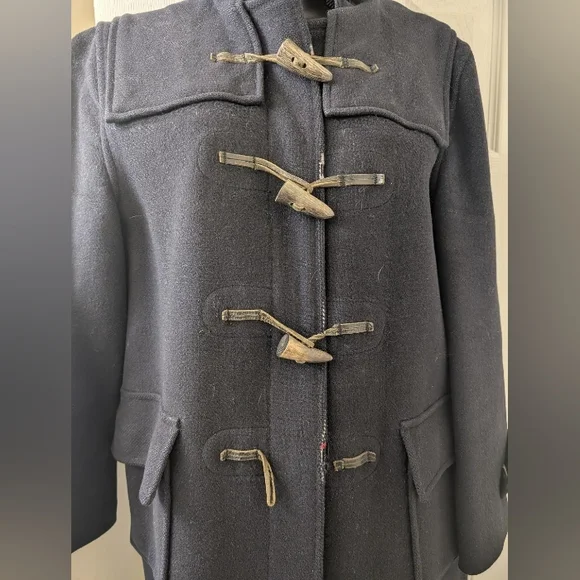 Burberrys Vintage Wool Coat Size: 10 - Picture 6 of 15